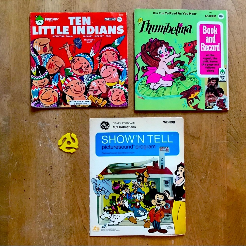 3 Vintage 45 RPM Records